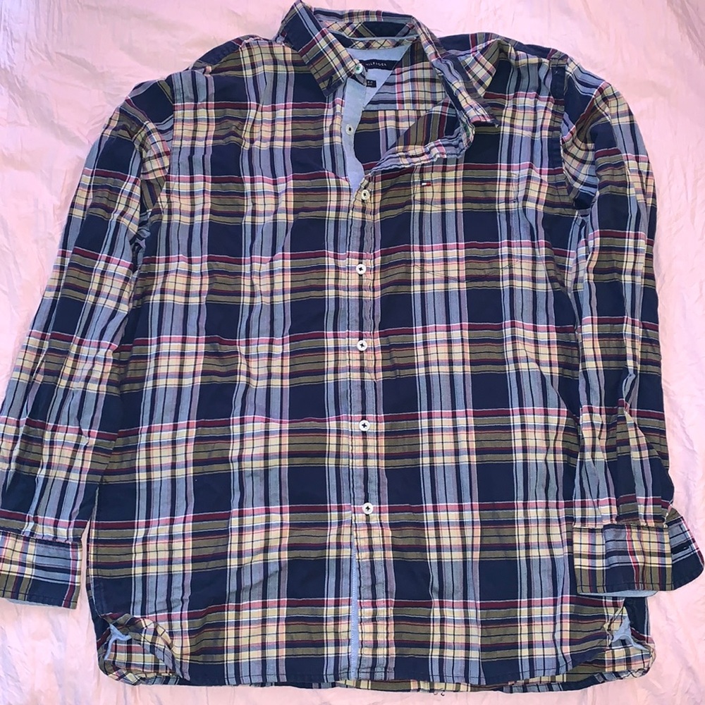 Men’s Tommy Hilfiger Plaid Dress shirt